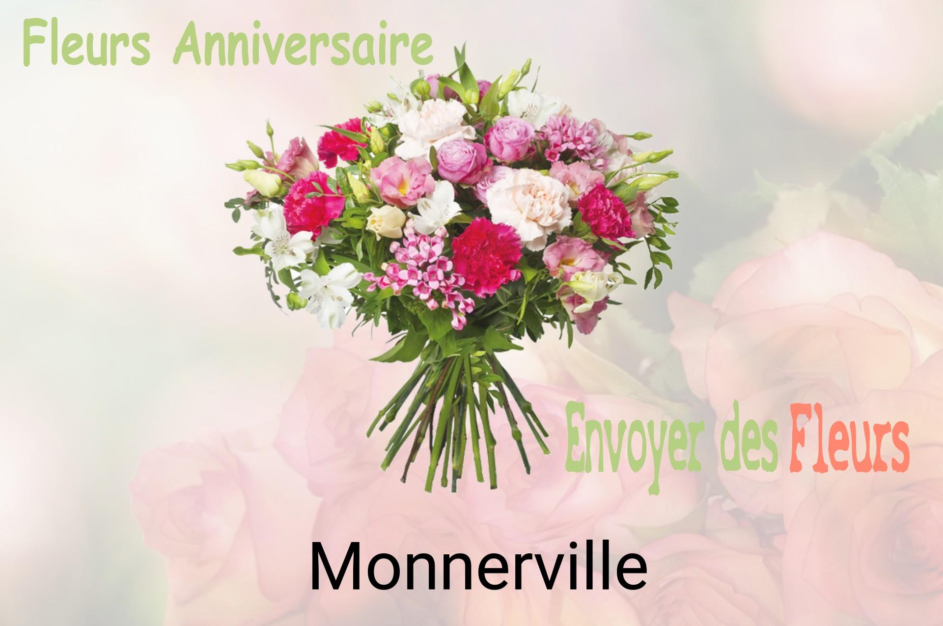 Bouquet de fleurs d’anniversaire livré à Monnerville
